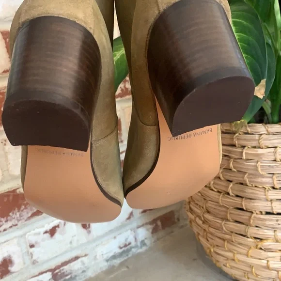 🛵 NWT Banana Republic Women 💯 real suede boots 👢size 8.5 - Picture 3 of 15